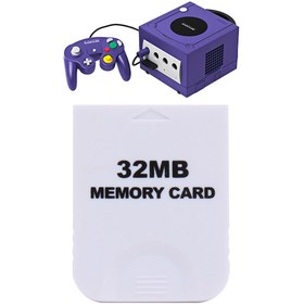 Resim Nintendo Gamecube 32MB Hafıza Kartı NGC Memory Card Aksesuar Wii Memory Chip 