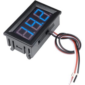 Resim Genel Markalar 3 Telli 0.56 Inch Dc 4-30v Panel Tip Dijital Mavi Voltmetre 