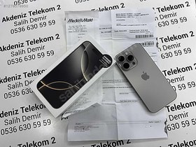 Resim Apple iPhone 16 Pro İkinci El TR | 128 GB | Natürel Titanyum 