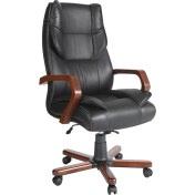 Resim Ofisel Arha Ahşap Yönetici Koltuğu Multi Tilt Mekanizmalı Siyah 