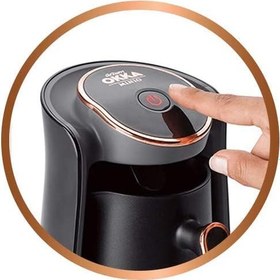 Resim Arzum Okka Arzum OK004 Okka Minio Türk Kahvesi Makinesi, 4 Fincan Kapasiteli, Taşma Önleyici, Bakır 