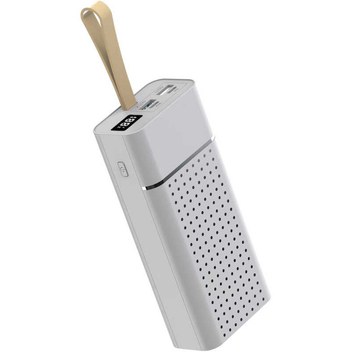 Zore ZR-PW04 LED Işıklı Taşınabilir Powerbank 5000 Mah, Siyah