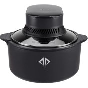 Resim Trident TAF510K Tencere Tipi Airfryer Siyah (2+1) 3 Yıl Üretici Garantili 