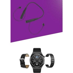 Resim Sepetink Alarm ve Titreşim Özellikli Akıllı Saat ve Mikrofonlu Kablolu Bluetooth Kulaklık 60 Saat 