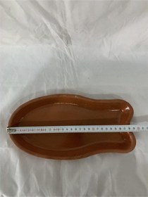 Resim 2 Li Balık Tava Güveç İçi Sırlı Mahir Toprak Güveç Turuncu 