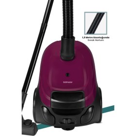 Resim Goldmaster GM-7525M 1400 W Toz Torbalı Süpürge - Mor 