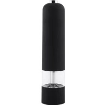 Resim Shuai Yan Elektrikli Biber Öğütücü Tuz Baharat Öğütücü Mutfak Aracı Çok Kullanımlı Karabiber Öğütücü Gadget Siyah 