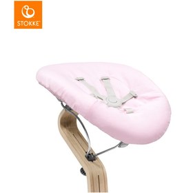 Resim Stokke Nomi Mama Sandalyesi Yenidoğan Seti, White/Grey Pink 