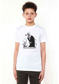 Resim Tshirthane Undertale Skull Sans Os Baskılı Unisex Çocuk Beyaz T-Shirt (534795035) 