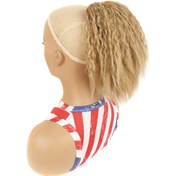 Resim Cbtx Ls868 İpli Sabit Mısır Perma Kıvırcık Peruk Kabarık Kısa At Kuyruğu Peruk, Renk: 16 