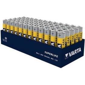 Resim Superlıfe Çinko Aaa Ince Kalem Pil 60lı Paket 