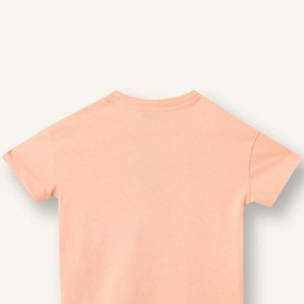 Resim Defacto Relax Fıt Penye Kısa Kollu Gül Rengi Tişört Kız Bebek H8231a526smpn687 Pembe-pn687 