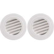 Resim Explosion1 2 Adet 4 Inç Hava Havalandırma Kamartması, Hava Grill Kapağı Banyo Ofis Evi Için Dahili Bir Sinek Ekranlı (Yurt Dışından) 