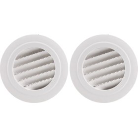 Resim Explosion1 2 Adet 4 Inç Hava Havalandırma Kamartması, Hava Grill Kapağı Banyo Ofis Evi Için Dahili Bir Sinek Ekranlı (Yurt Dışından) 