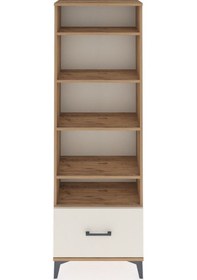 Resim Arges Dolap 5 Raflı Tek Çekmeceli 60x30x182 Çam-aytaşı Atlas Çam 