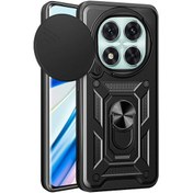 Resim Adige Xiaomi Redmi Note 14 Pro+ 5g Kılıf Yüzüklü Sürgülü Kamera Korumalı Pars + Ekran Koruyucu 