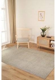 Resim Kaşmir Halı 7/24 Puffy Nina Gri 120x180 CM Salon Mutfak Halısı Yolluk Kilim 