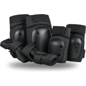 Resim Motoanl Motosiklet Çocuk ve Kadın Bisiklet Paten Soft Dizlik Dirseklik ve El Koruma Takım Rahat Bacak Seti 