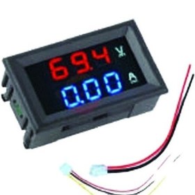 Resim Dijital Volt-ampermetre Dc 0-100v 0-10a 