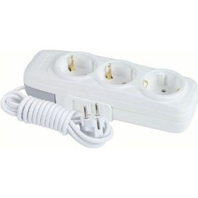 Resim Far 3'lü Grup Priz Lara 10 Metre Çocuk Korumalı Topraklı Priz F268e 