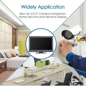 Resim 10 Inç Monitör Güvenlik Cctv Lcd Monitör Ekran Hdmi Vga Av Bnc 