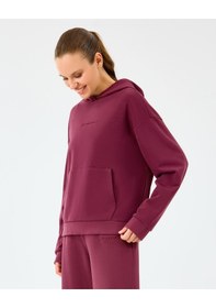 Resim Skechers W Essential Hoodie Sweatshirt Kadın Bordo Sweatshirt S2610013-3877 Bordo 