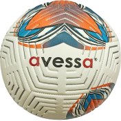 Resim Avessa FT-300 Futbol Topu No.5 Turuncu Mavi Desenli 425 gr 