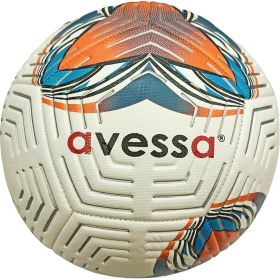 Resim Avessa FT-300 Futbol Topu No.5 Turuncu Mavi Desenli 425 gr 