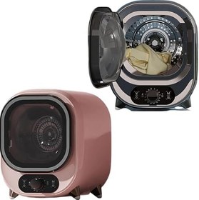 Resim Küçük Taşınabilir Yoğuşmalı Çamaşır Kurutma Makinesi, 5 kg Havalandırmalı Mini Sıkma, Duvara Monte Veya Çalışma Tezgahı İçin İdeal, Kompakt., B, 220 V 