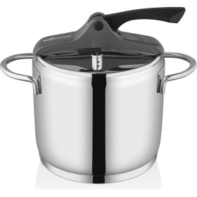 Resim Safinox Vision 6 Litre Tel Kulplu Düdüklü Tencere - Siyah 