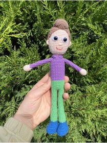 Resim Innovate Store Amigurumi Rafadan Çizgi Film Kamil Bebek Çocuk ve Bebekler İçin Sağlıklı Oyuncak 