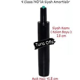 Resim Elayce Ofis 4 Class 140'LIK Siyah Amortisör Ofis Koltuğu Yedek Parçası 