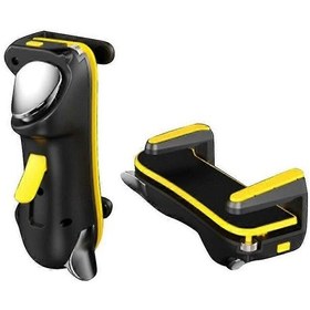 Resim Pubg Oyun Kumandası Uyumlu Altı Parmak Oyun Tetiği L1 R1 Alaşımlı Anahtar Düğmesi Android Gamepad J D1508 Newway 