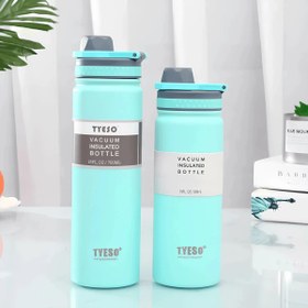 Resim Tyeso Racket Vakumlu Paslanmaz Çelik Termos - 530ML / Turkuaz 