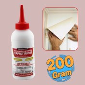 Resim Badem10 Şeffaf Duvar Kağıdı Broşür Yapıştırıcısı 200 kg Hazır Tutkal Vinil Tekstil El Işi Kağıtları 1 Adet 