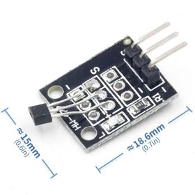 Resim Manyetik Alan Algılayıcı Hall Effect Sensörü Ky-003 4.5v To 24v 