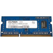 Resim ELPIDA 1gb 1rx8 Pc3-10600s-9-10-b1 Laptop Ram 