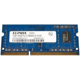 Resim ELPIDA 1gb 1rx8 Pc3-10600s-9-10-b1 Laptop Ram 