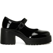 Resim Butigo 24K-521 5PR Siyah Kadın Oxford Ayakkabı 