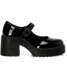 Resim Butigo 24K-521 5PR Siyah Kadın Oxford Ayakkabı 