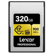 Resim Lexar 320GB LCAGOLD320G-RNENG CF-Exp Type A Card Gold Series 900/800MBs Hafıza Kartı 