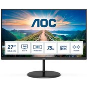 Resim 27 AOC Q27V4EA IPS 4MS 75MHZ 1XHDMI 1XDP QHD 2560X1440 HOPARLÖR ÇERÇEVESİZ FLICKER-FREE VESA SİYAH CE100AOC0168