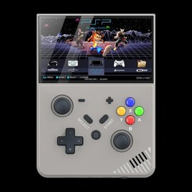 Resim Konsol Plus R43 Pro M18 Retro Taşınabili El Oyun Konsolu 20 000 Oyunlu Gri 