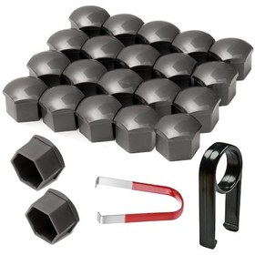 Resim Made 20 Adet Evrensel 21mm Plastik Oluk Kapak Kapağı Vidalı 