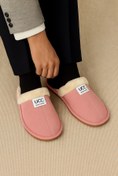 Resim AXİVON UCC PELUŞ ASTARLI PEMBE EV TERLİĞİ 