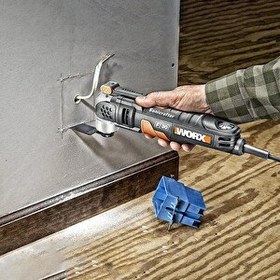 Resim Worx WA4986 Çok Amaçlı Raspalama Makinası İçin 10x20 MM Metal-Ahşap-Fiberglas-PVC Universal Hassas Kesme Bıçağı 