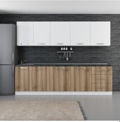Resim Minar 280 Cm Mutfak Dolabı Beyaz Dore 280-D2 Beyaz 