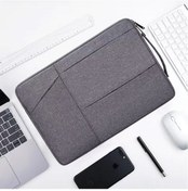 Resim Yifomall 14.6 İnç Derin Gri Bilgisayar İç Çantası - Dayanıklı Malzeme, Çoklu Reçine, Tablet Ve Laptop Koruması, Taşınabilir Tasarım Kapaklı Kılıf 