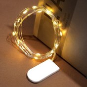 Resim 10 Adet (Her Birinde 10'ar) 1m Sıcak Beyaz LED Peri Işıklar - Ücretsiz Anahtarla Kontrollü Mini Dize Aydınlatma, Noel Ağacı, Nikah Partisi, Çocuk Odası ve Masalar için Alçaktan Asılabilir Süslemeler (Dimmer Yok) 