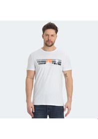 Resim Slazenger RASA IN Erkek Baskılı Beyaz Tişört 